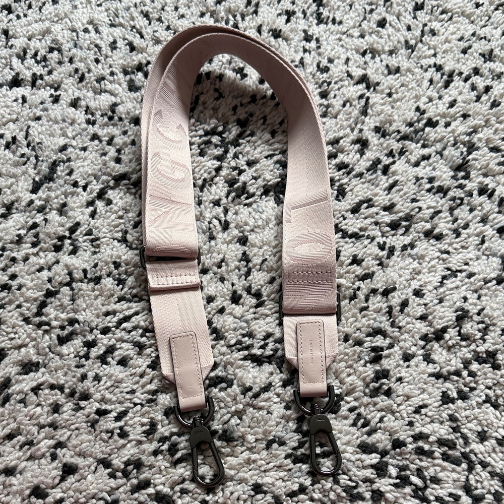 Longchamp Light Pink Adjustable Crossbody Bag Strap